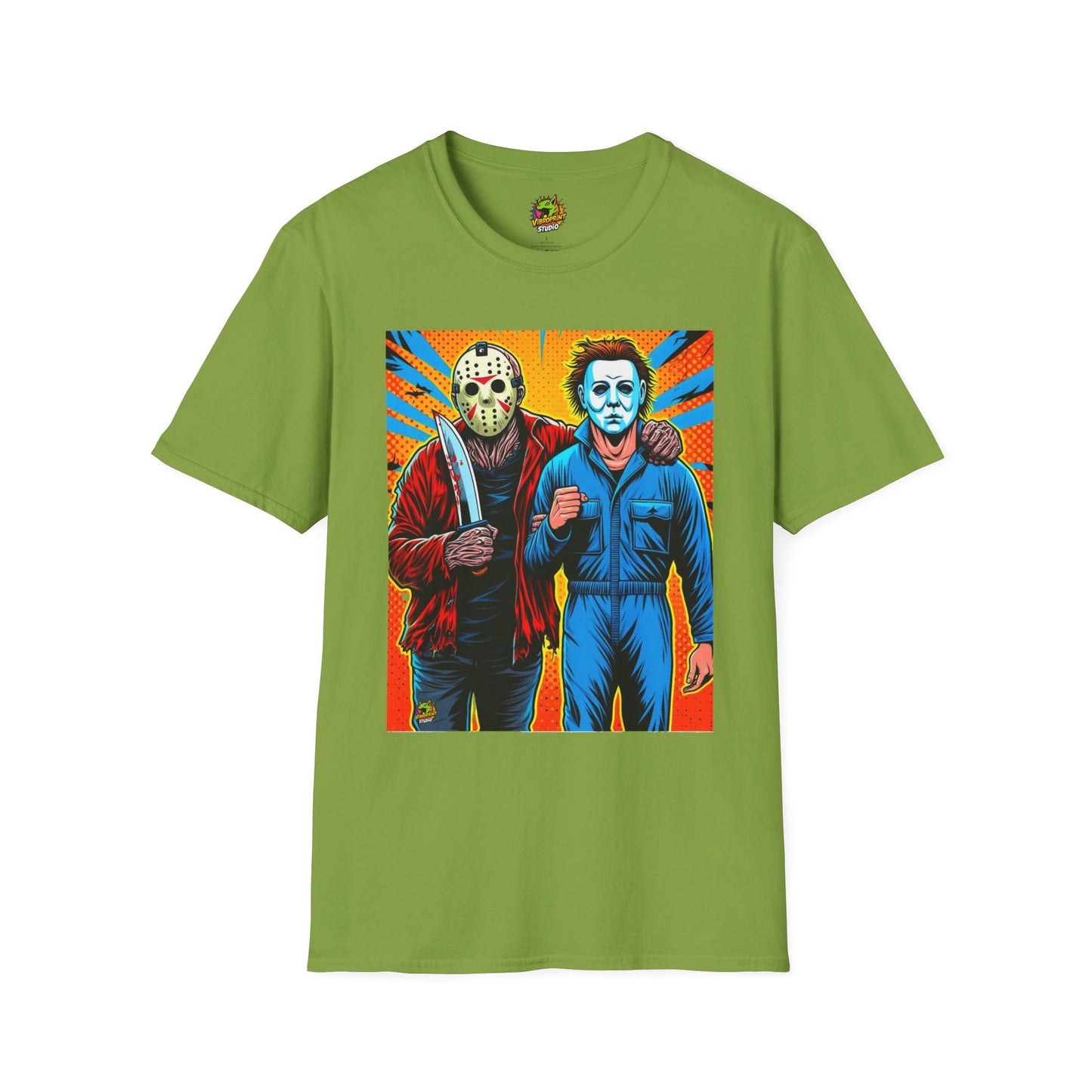 Halloween - Jason Voorhees & Michael Myers Shirt | Funny Halloween Horror Tee - custom-made. limited stock. Order yours now and stand out with this exclusive piece!