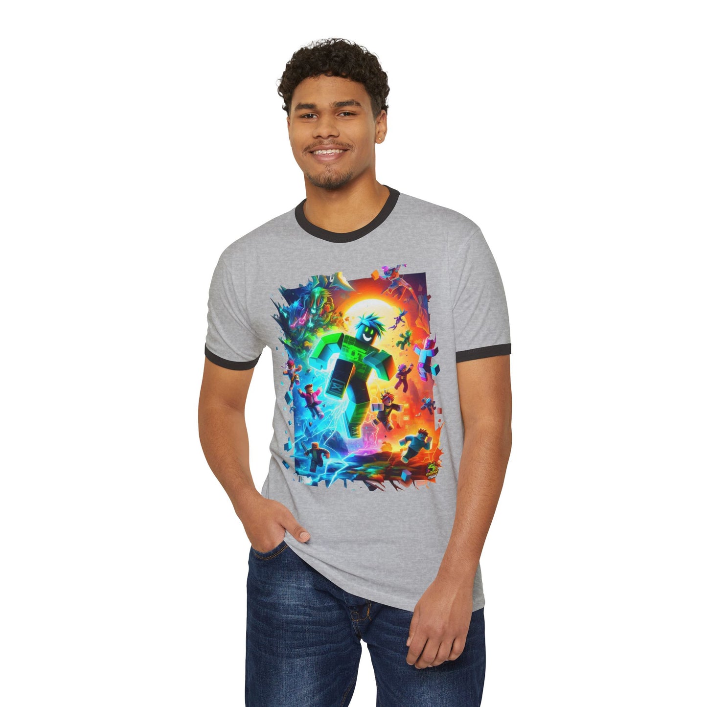 Roblox T Shirt for Gamers of All Ages | Roblox Adventure Graphic Tee | Roblox T Shirt - High Quality Image