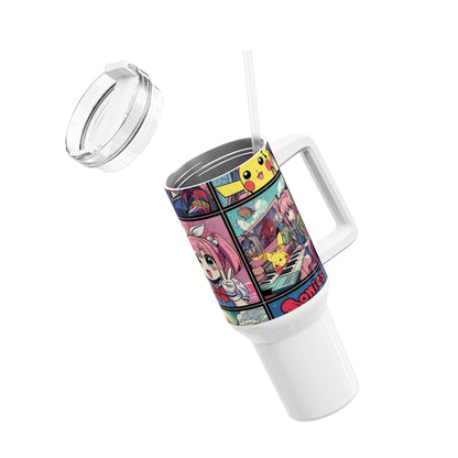 Comics - Stanley Tumbler | Colorful Anime and Comics Tumbler for Gamers | Geek Drinkware - premium material. limited stock. Order yours now and stand out with this exclusive piece!