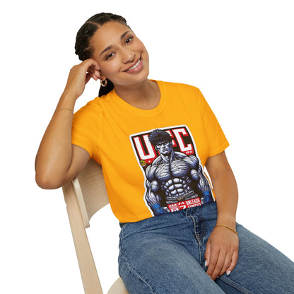 UFC T Shirt | Unleash Fierce Confidence | Motivational UFC Tee with Baki Anime Strength