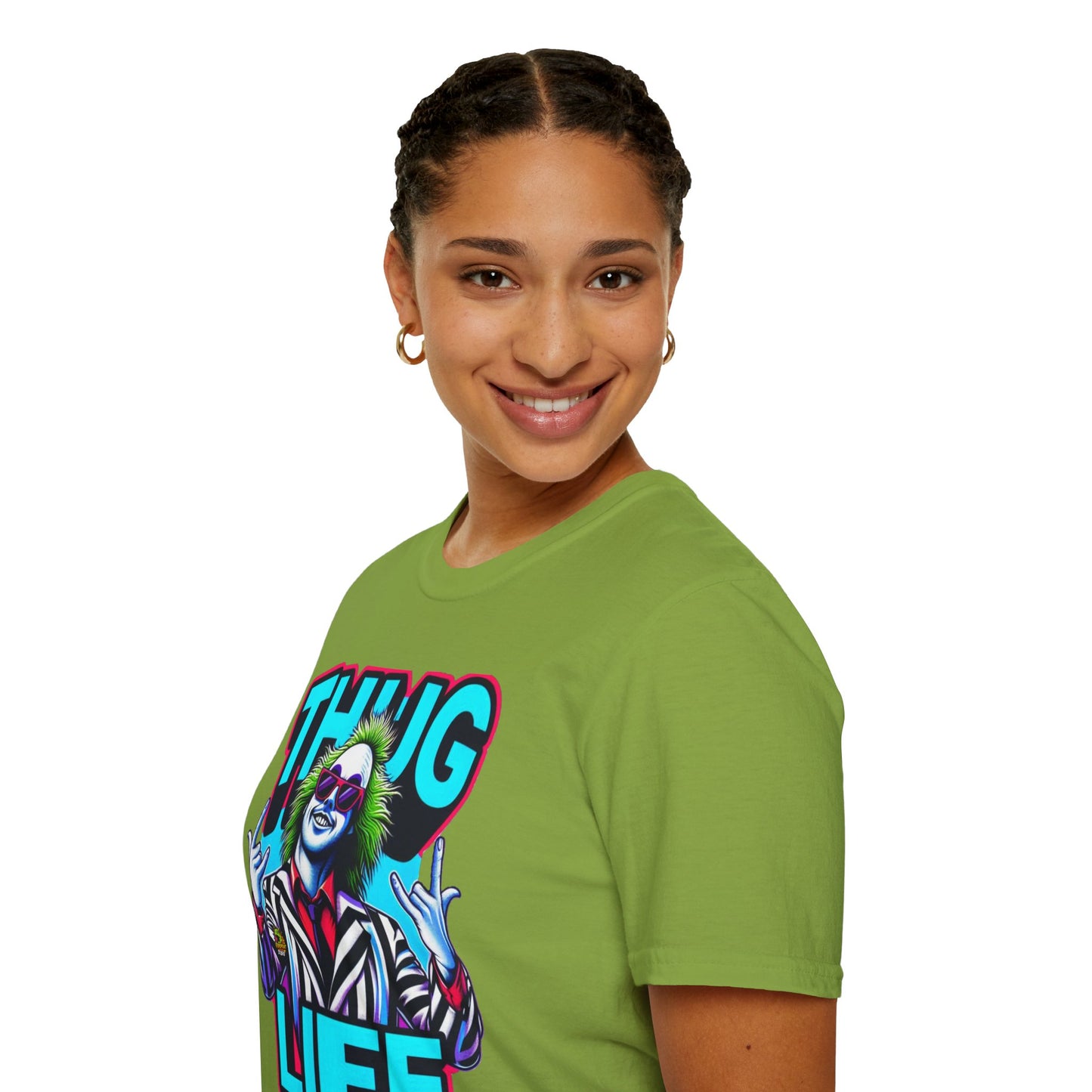 Thug - Beetlejuice Shirt | Thug Life Halloween Graphic Tee | Spooky Beetlejuice T-Shirt - custom-made. perfect gift idea. Order yours now and stand out with this exclusive piece!