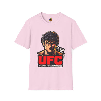 UFC - UFC T Shirt | Unleash Fierce Confidence | Motivational UFC Tee with Baki Anime Elements - custom-made. limited stock. Order yours now and stand out with this exclusive piece!