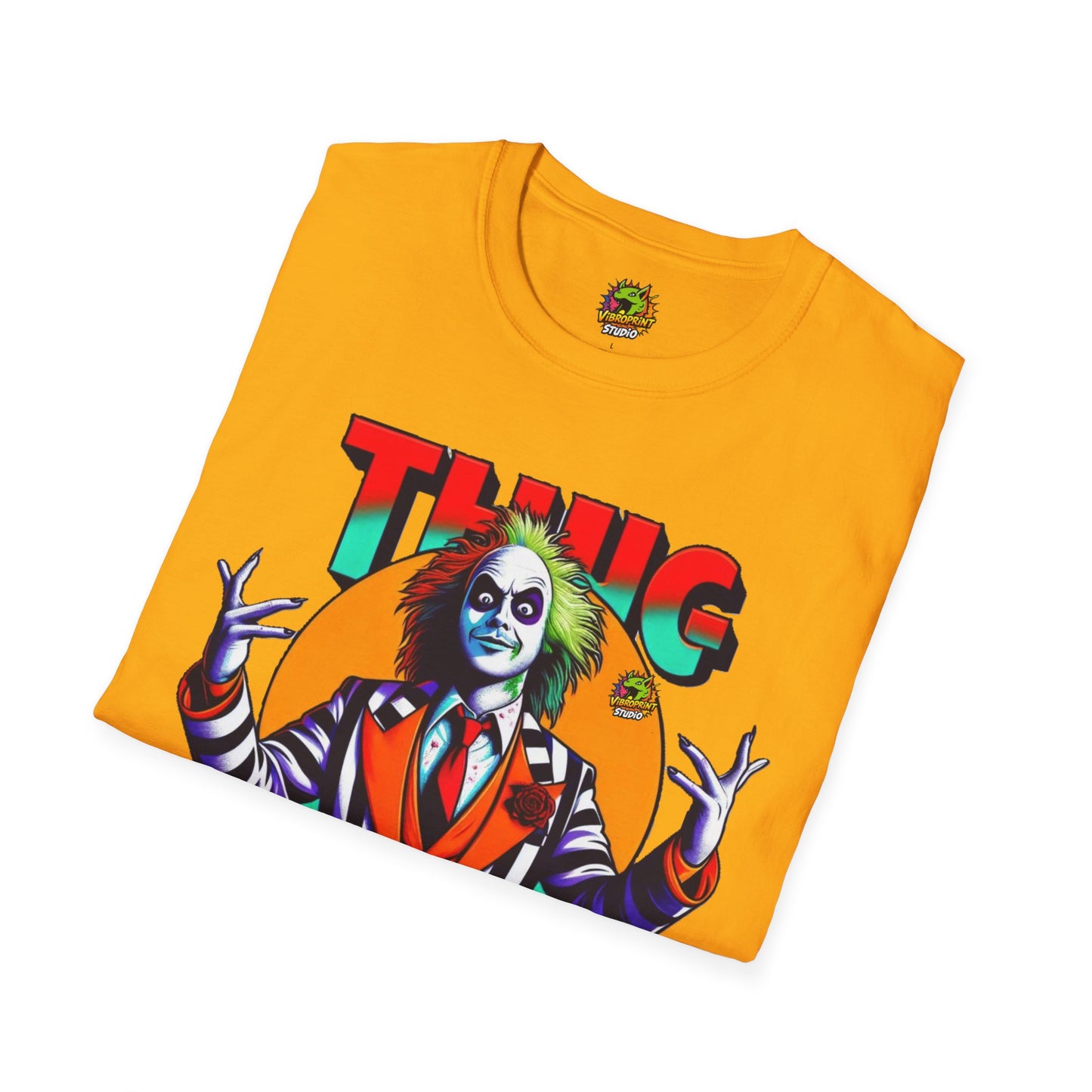 Life - Beetlejuice Shirt | Thug Life Halloween T-Shirt | Creepy Beetlejuice Graphic Tee - custom-made. limited stock. Order yours now and stand out with this exclusive piece!