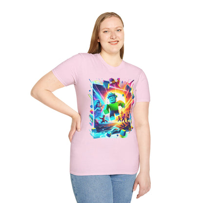 Roblox Avatar T-Shirt for Kids | Unique Roblox Graphic Tee | Roblox Gaming Merch | Cool Gift for Roblox Fans