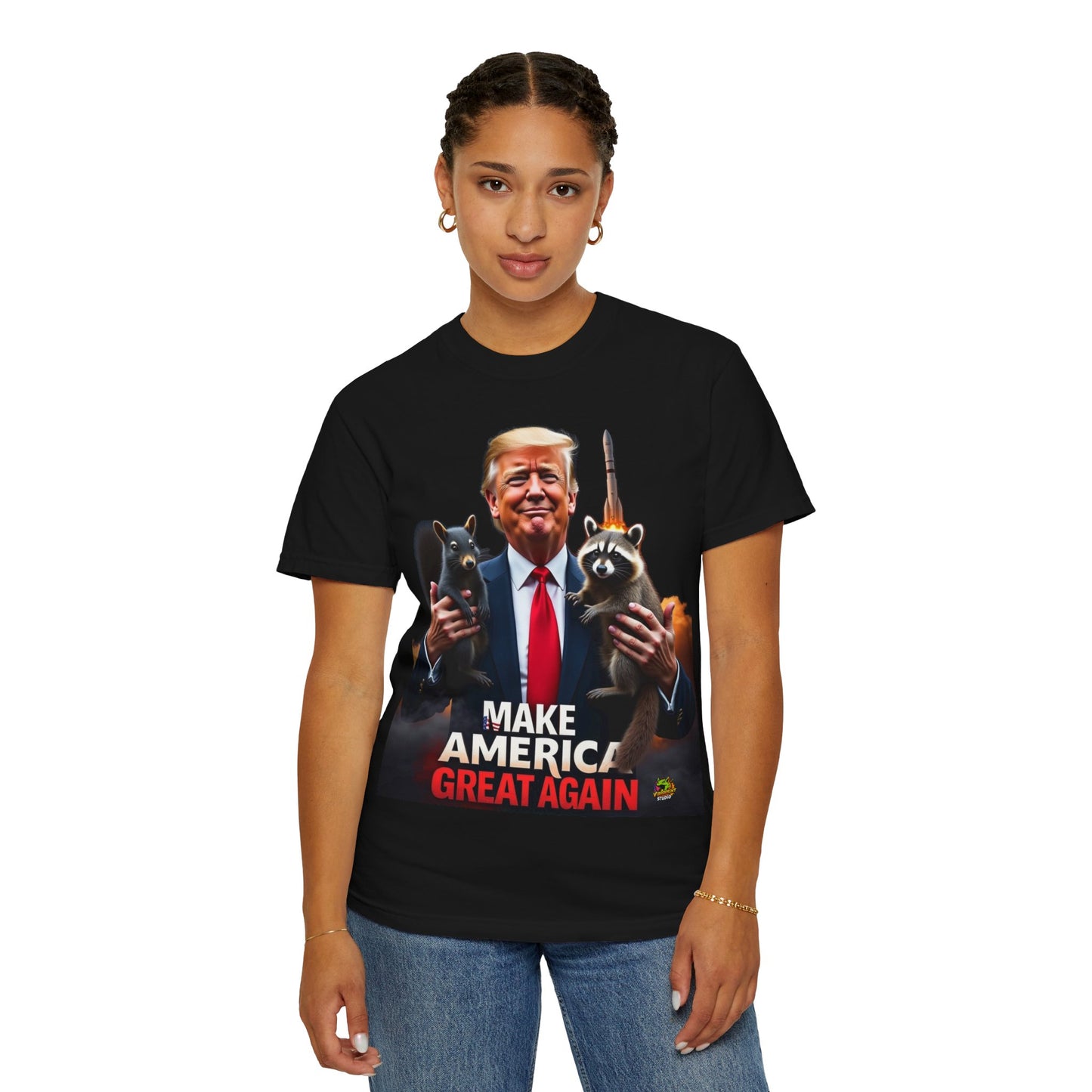 the - Peanut the Squirrel & Trump Make America Great Again T-shirt – SpaceX Launch 3D Patriotic Design - premium material. limited stock. Order yours now and stand out with this exclusive piece!