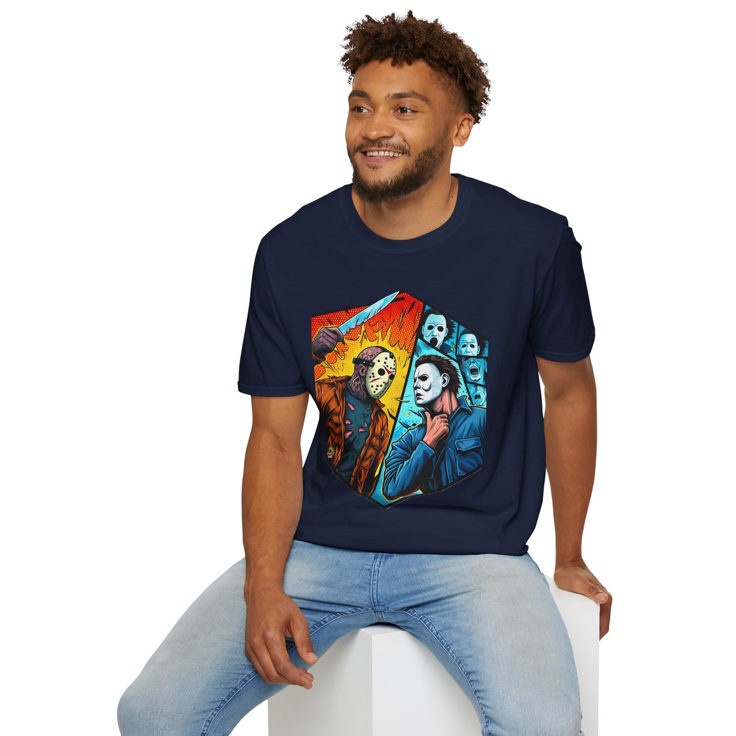 Michael - Michael Myers Vintage Shirt | Jason & Michael Halloween Tee - premium material. limited stock. Order yours now and stand out with this exclusive piece!