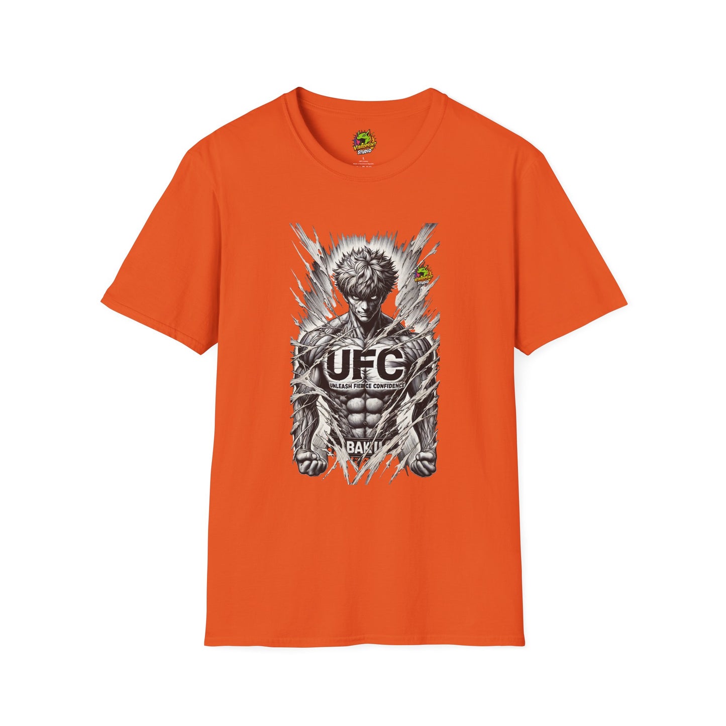 UFC - UFC T Shirt | Unleash Fierce Confidence | UFC Tee with Baki Anime T Shirt Inspiration - premium material. perfect gift idea. Order yours now and stand out with this exclusive piece!