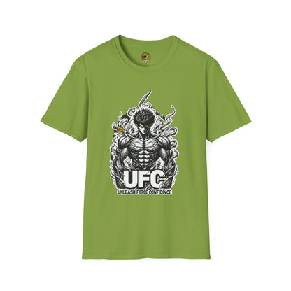 | - UFC T Shirt | Unleash Fierce Confidence | Motivational UFC Tee with Baki Anime Influence - custom-made. perfect gift idea. Order yours now and stand out with this exclusive piece!