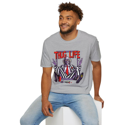 high-quality - Beetlejuice Shirt | Funny Thug Life Graphic T-Shirt | Halloween Beetlejuice Tee - custom-made. perfect gift idea. Order yours now and stand out with this exclusive piece!