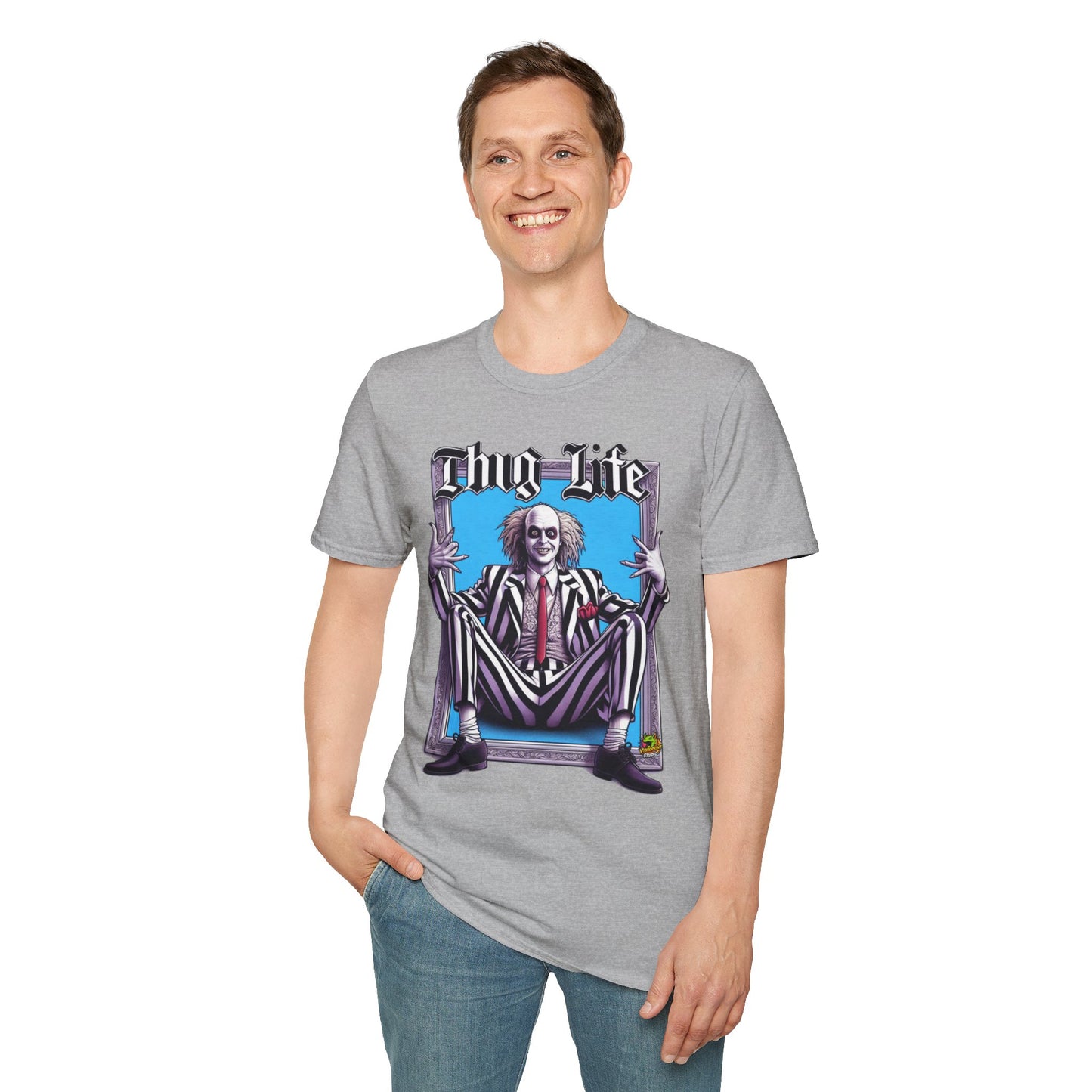 high-quality - Beetlejuice Shirt | Halloween Thug Life Tee | Spooky Beetlejuice Graphic Shirt - custom-made. perfect gift idea. Order yours now and stand out with this exclusive piece!