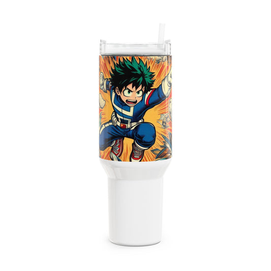 Stanley Tumbler | Colorful Anime Tumbler for Gamers | Geek Themed Drinkware - High Quality Image