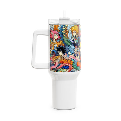 Tumbler - Stanley Comics Themed Tumbler | Geek and Anime Fans Drinkware | Colorful Cartoon Tumbler - premium material. perfect gift idea. Order yours now and stand out with this exclusive piece!