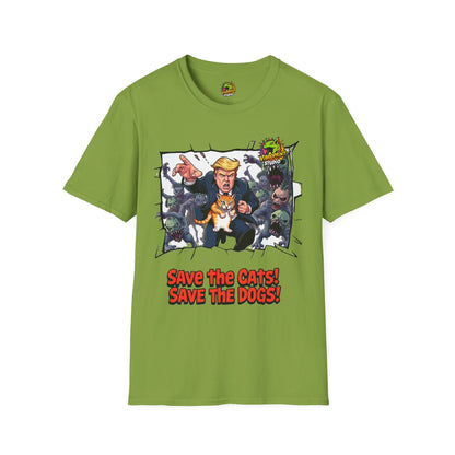 They're Eating the Dogs Shirt | Trump Election Humor Tee | Funny Political T-Shirt - High Quality Image