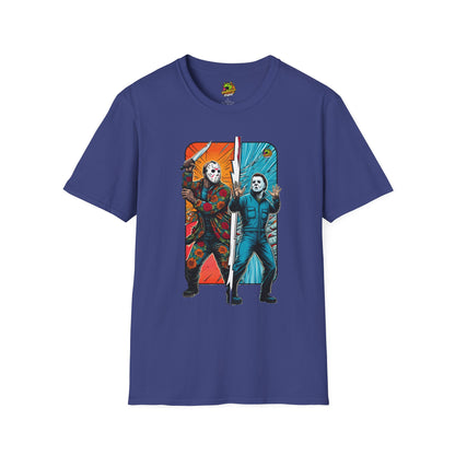 Michael - Jason Voorhees & Michael Myers Funny Horror Tee | Halloween Shirt - custom-made. perfect gift idea. Order yours now and stand out with this exclusive piece!