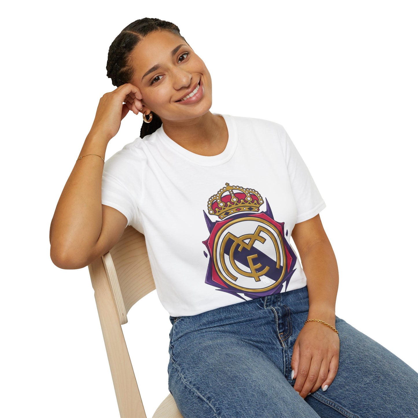 Fun Fan Edition Real Madrid T-Shirt Fabric Close-Up