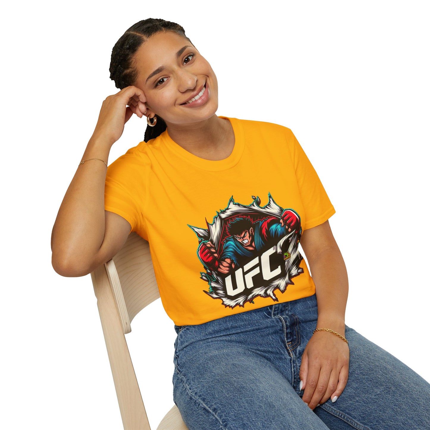 UFC T Shirt | Unleash Fierce Confidence | UFC Tee for Gym & Anime Fans