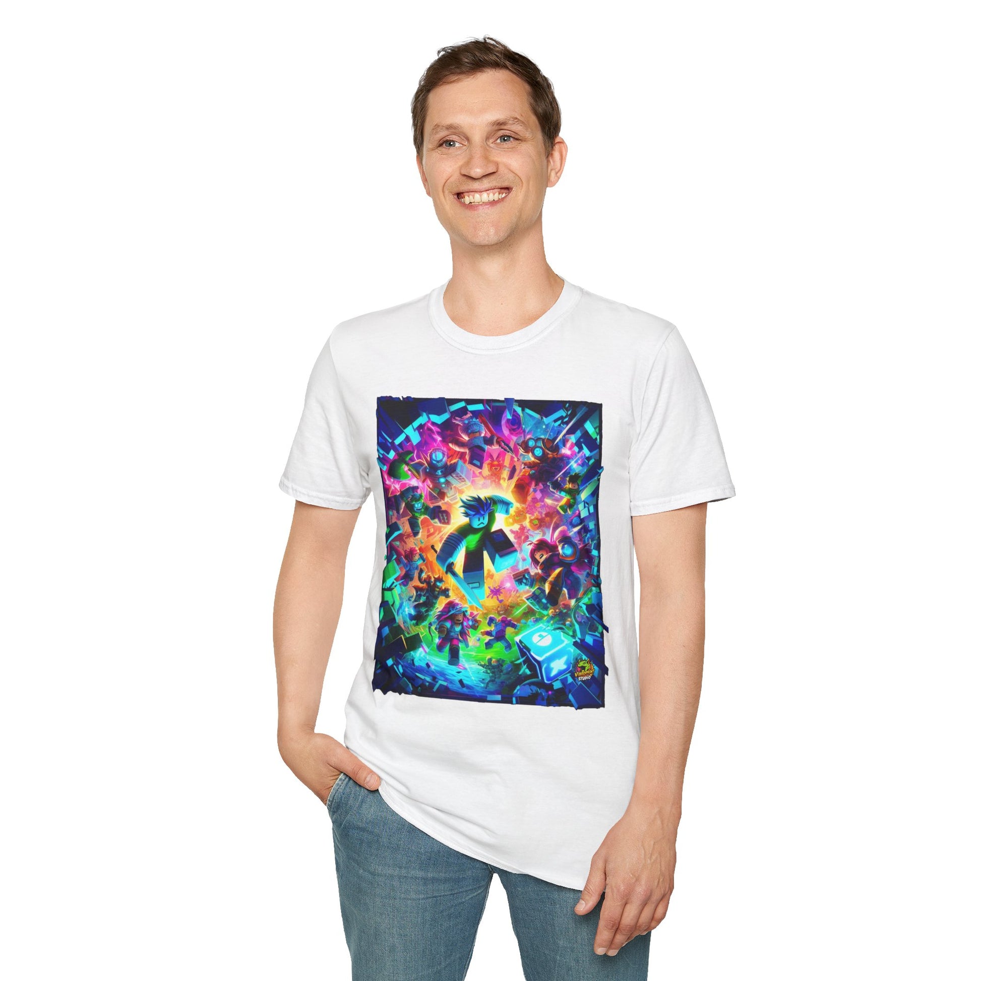 for - Stylish Roblox Gamer Tee for Teens | Roblox Clothing for Kids | Roblox Graphic Shirt | Fun Roblox Birthday Gift - custom-made. limited stock. Order yours now and stand out with this exclusive piece!