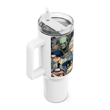 Cartoon - Stanley cup | Colorful Anime Geek Drinkware | Cartoon Tumbler for Gamers - custom-made. limited stock. Order yours now and stand out with this exclusive piece!