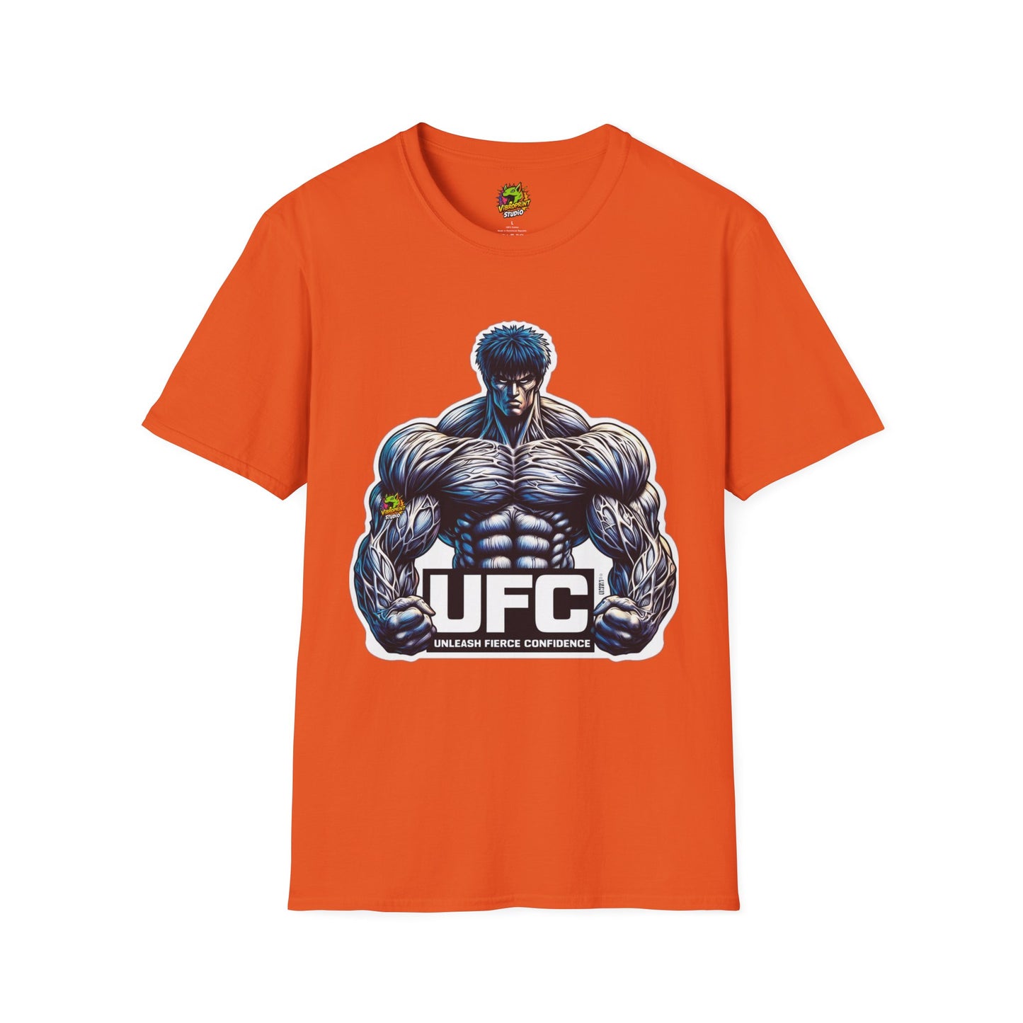 | - UFC T Shirt | Unleash Fierce Confidence | Motivational UFC Tee with Baki Anime Inspiration for Gym - premium material. perfect gift idea. Order yours now and stand out with this exclusive piece!