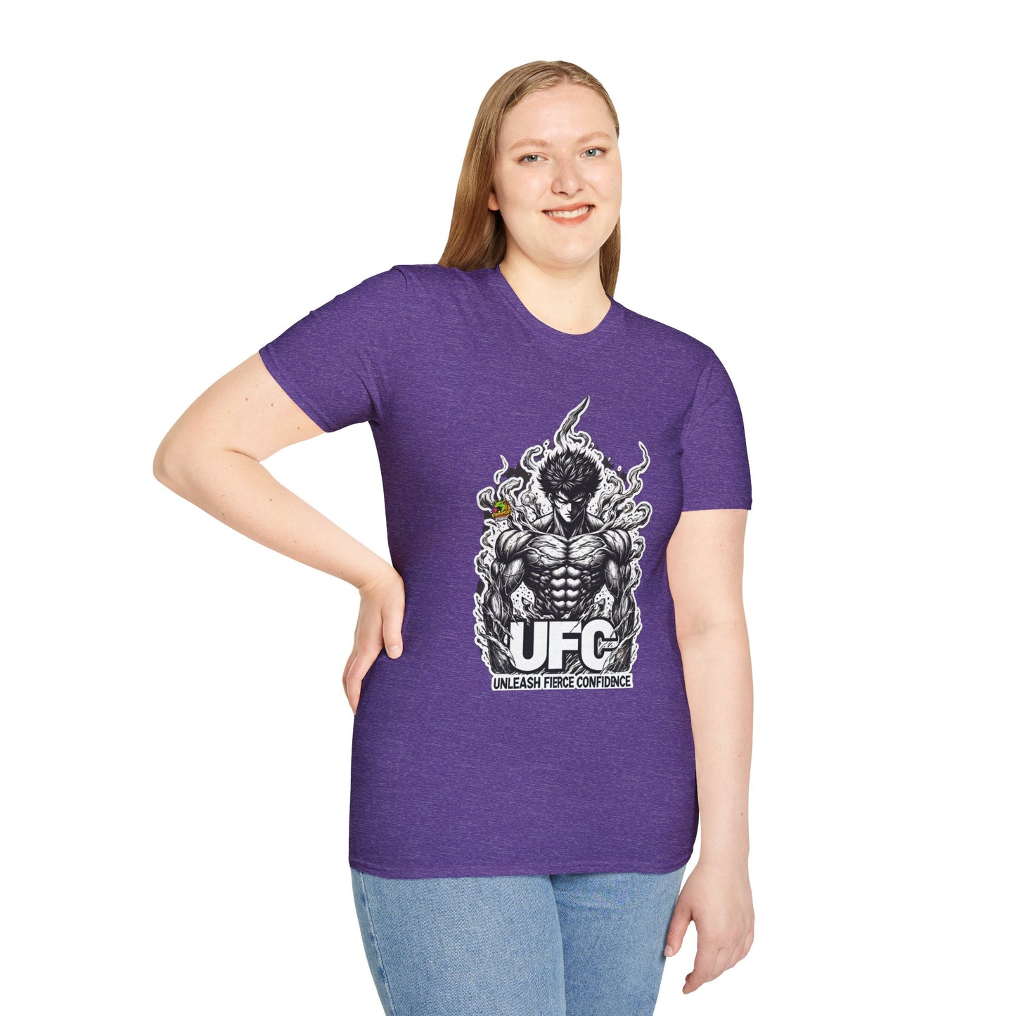 UFC T Shirt | Unleash Fierce Confidence | Motivational UFC Tee with Baki Anime Influence