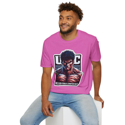 UFC T Shirt | Unleash Fierce Confidence | UFC Tee with Baki Anime Strength