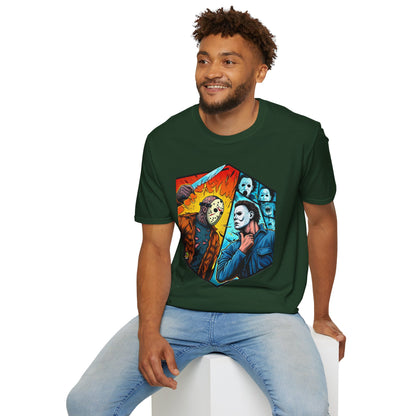 Michael Myers Vintage Shirt | Jason & Michael Halloween Tee