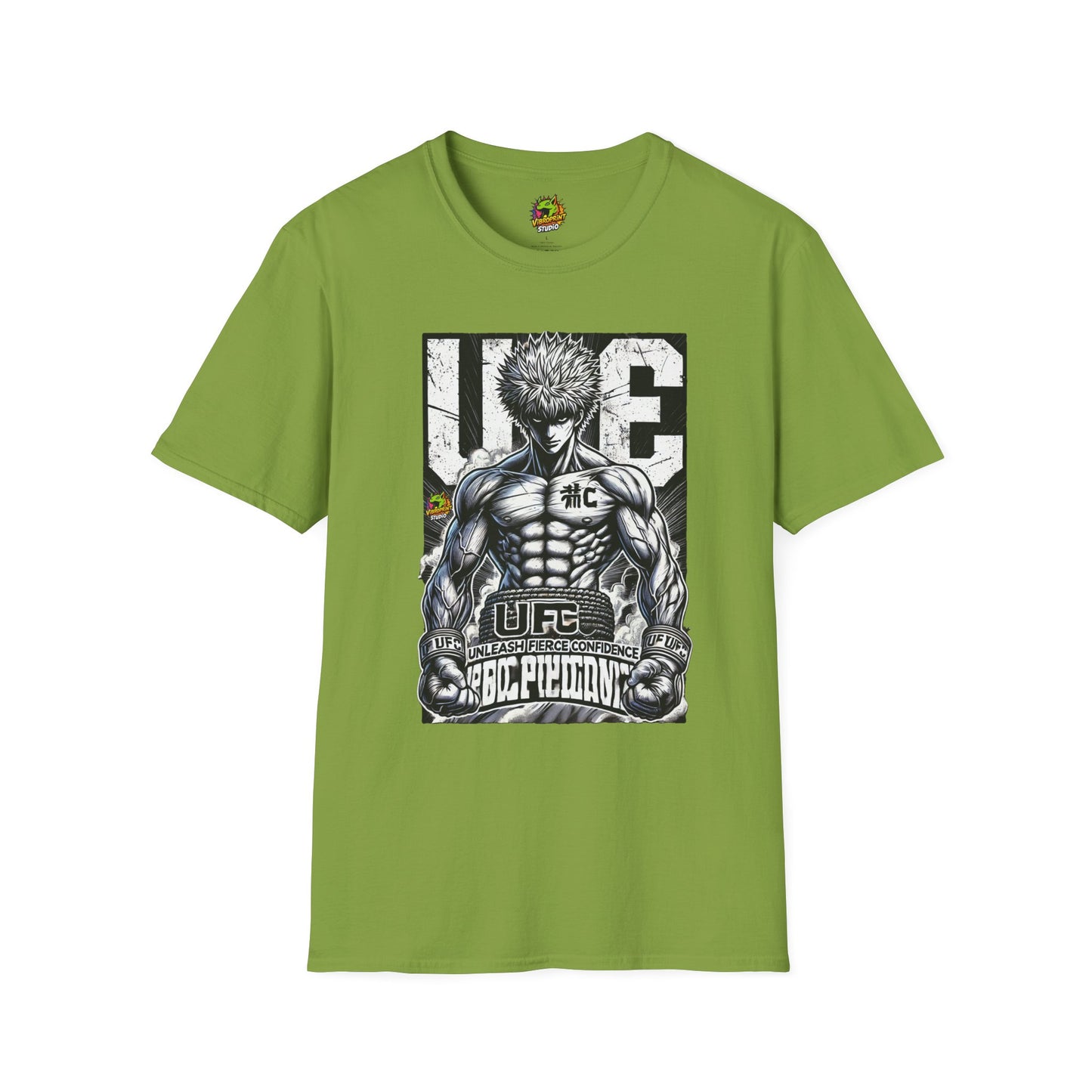 T-Shirt - UFC T Shirt | Unleash Fierce Confidence | Motivational UFC Tee with Baki Anime T-Shirt design - premium material. limited stock. Order yours now and stand out with this exclusive piece!