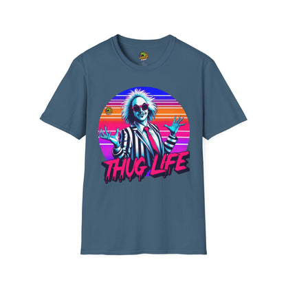 Graphic - Beetlejuice Shirt | Thug Life Halloween Tee | Classic Beetlejuice Graphic Shirt - custom-made. limited stock. Order yours now and stand out with this exclusive piece!