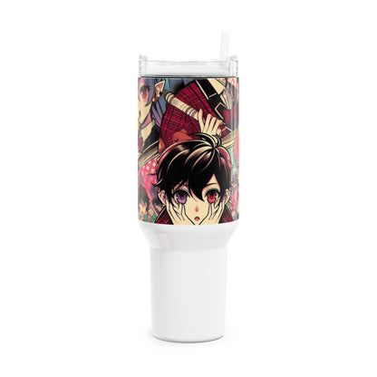 Stanley Comics Tumbler | Colorful Anime Geek Drinkware | Cartoon Tumbler for Gamers - High Quality Image