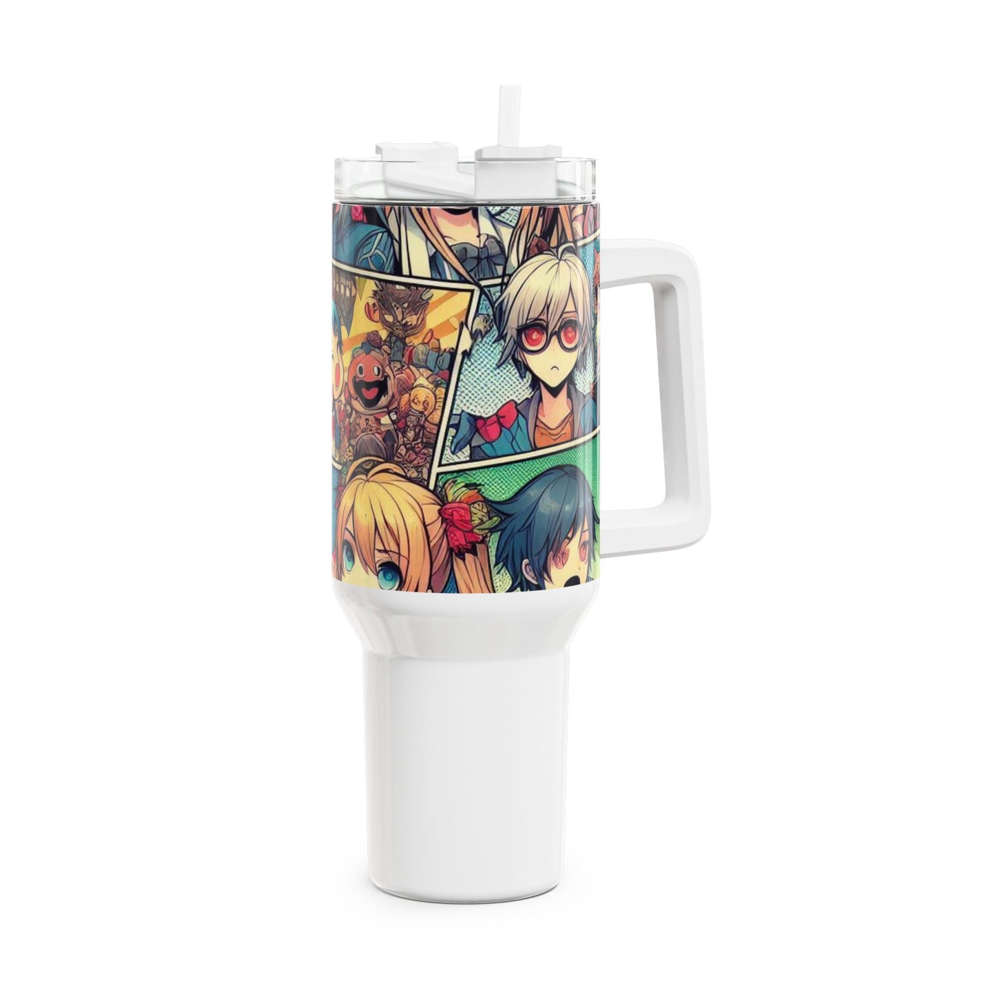 Anime - Stanley cup | Anime and Comic Geek Tumbler | Colorful Pop Culture Drinkware - custom-made. limited stock. Order yours now and stand out with this exclusive piece!