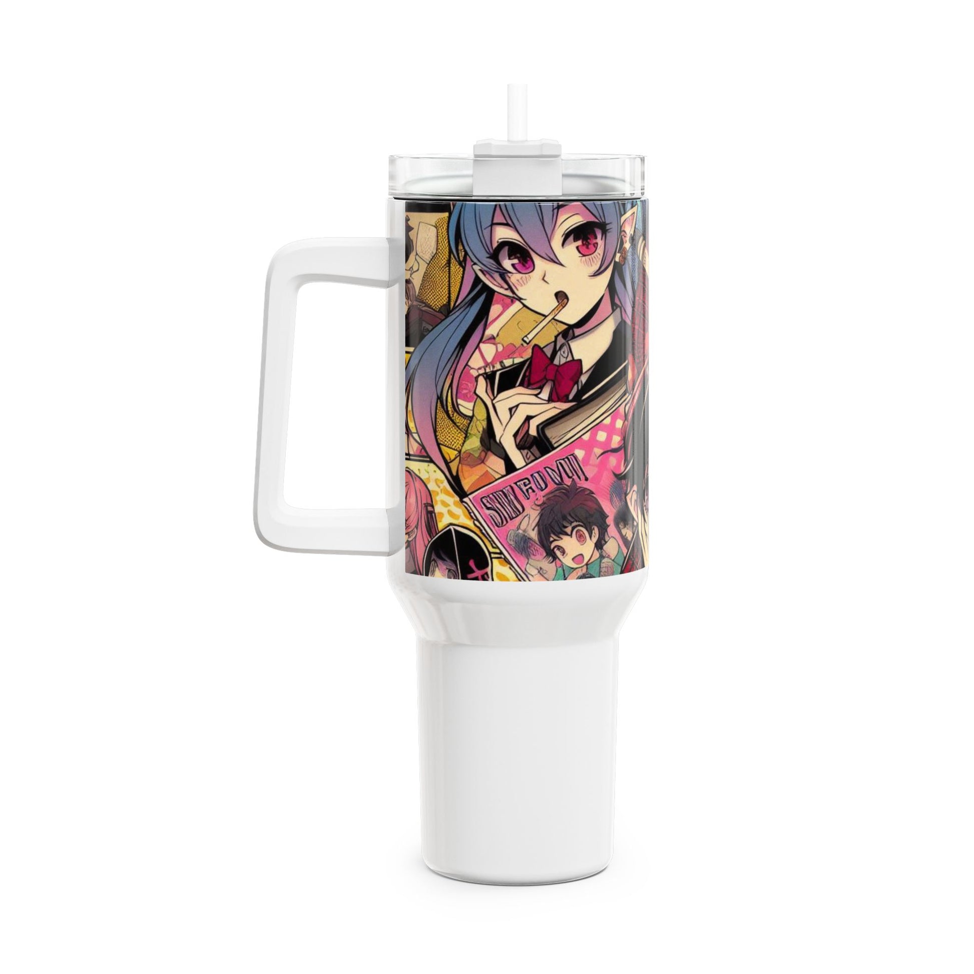 Comics - Stanley Comics Tumbler | Colorful Anime Geek Drinkware | Cartoon Tumbler for Gamers - custom-made. limited stock. Order yours now and stand out with this exclusive piece!