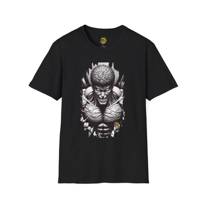 UFC T Shirt | Unleash Fierce Confidence | UFC Tee with Baki Anime Power for Fitness Lovers - High Quality Image