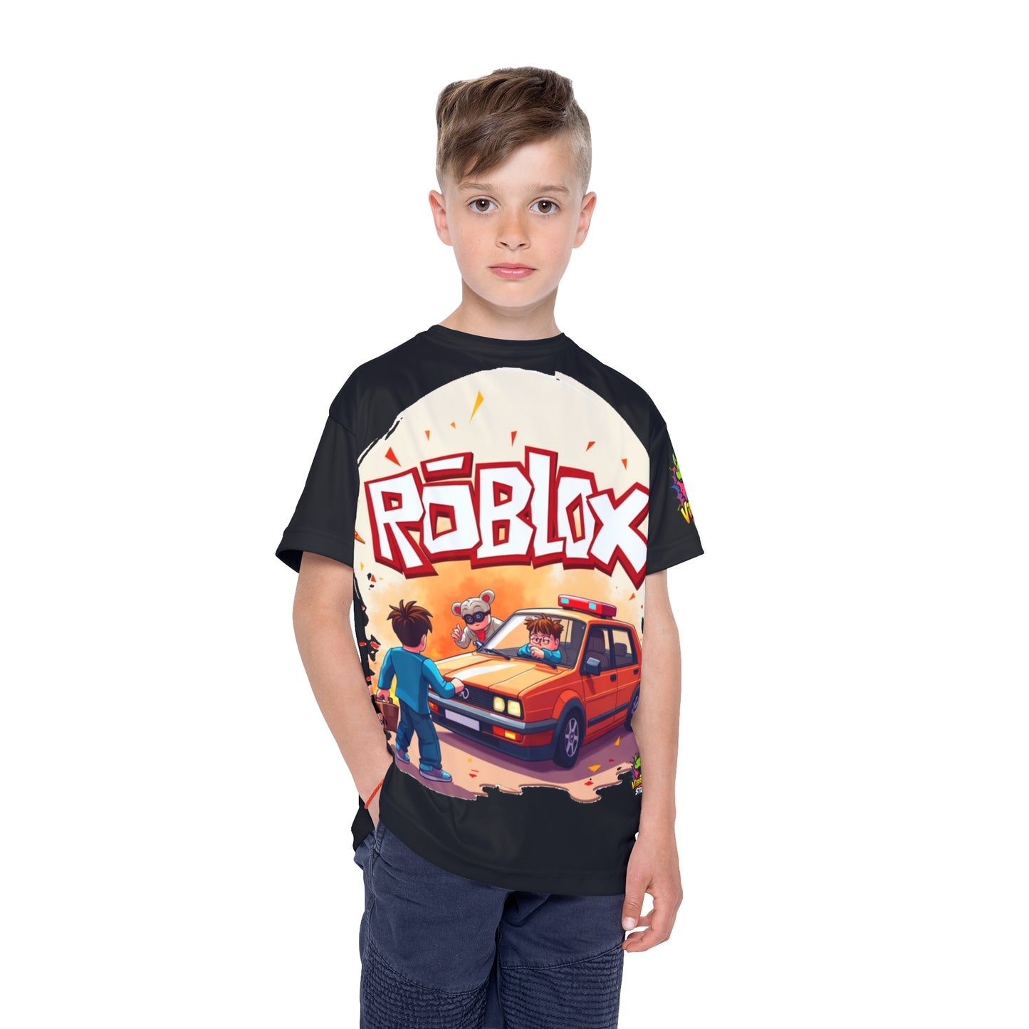 Roblox T-Shirt Kids - Fun Gamer Design Front