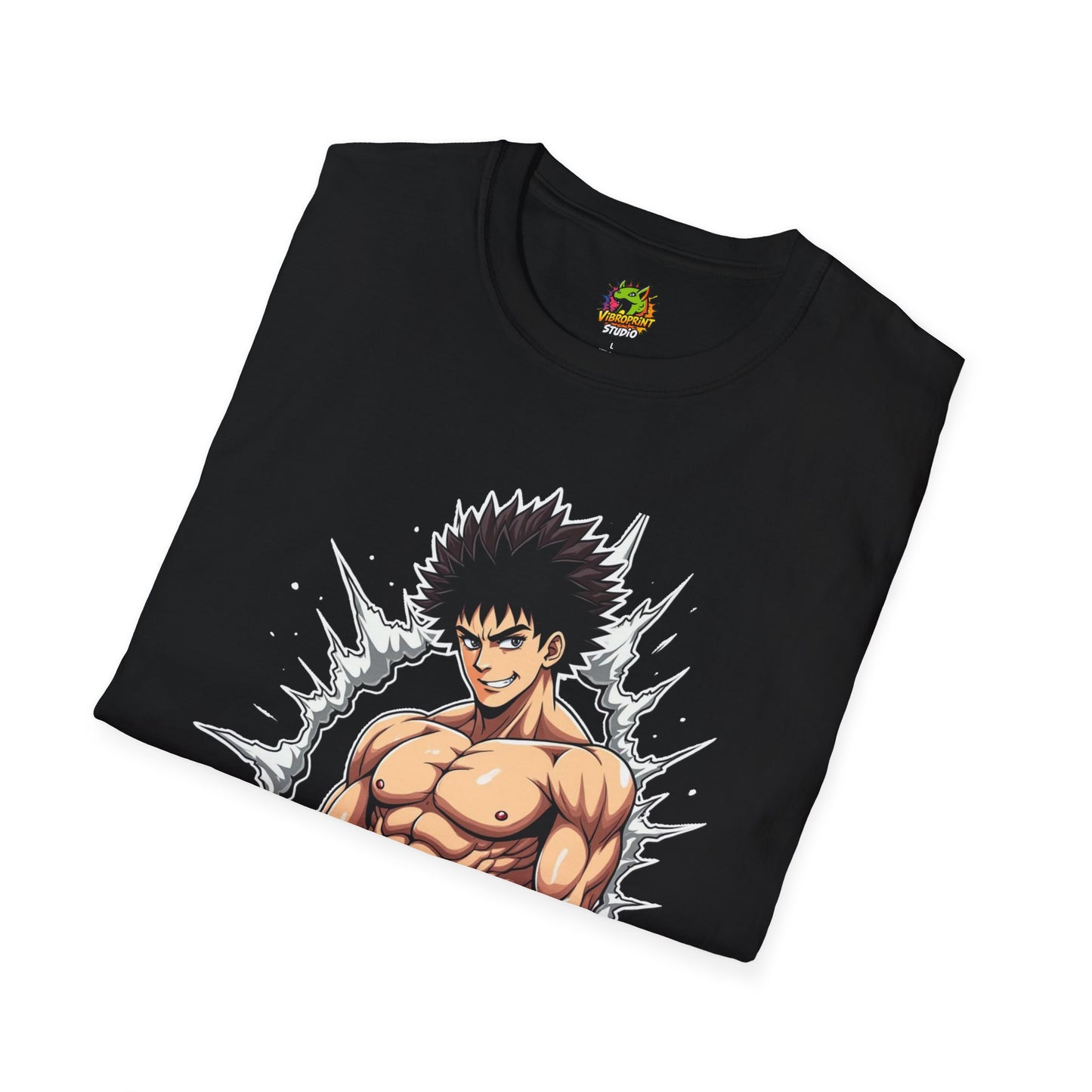 Motivational - UFC T Shirt | Unleash Fierce Confidence | Motivational UFC Tee with Baki Anime Elements - custom-made. limited stock. Order yours now and stand out with this exclusive piece!