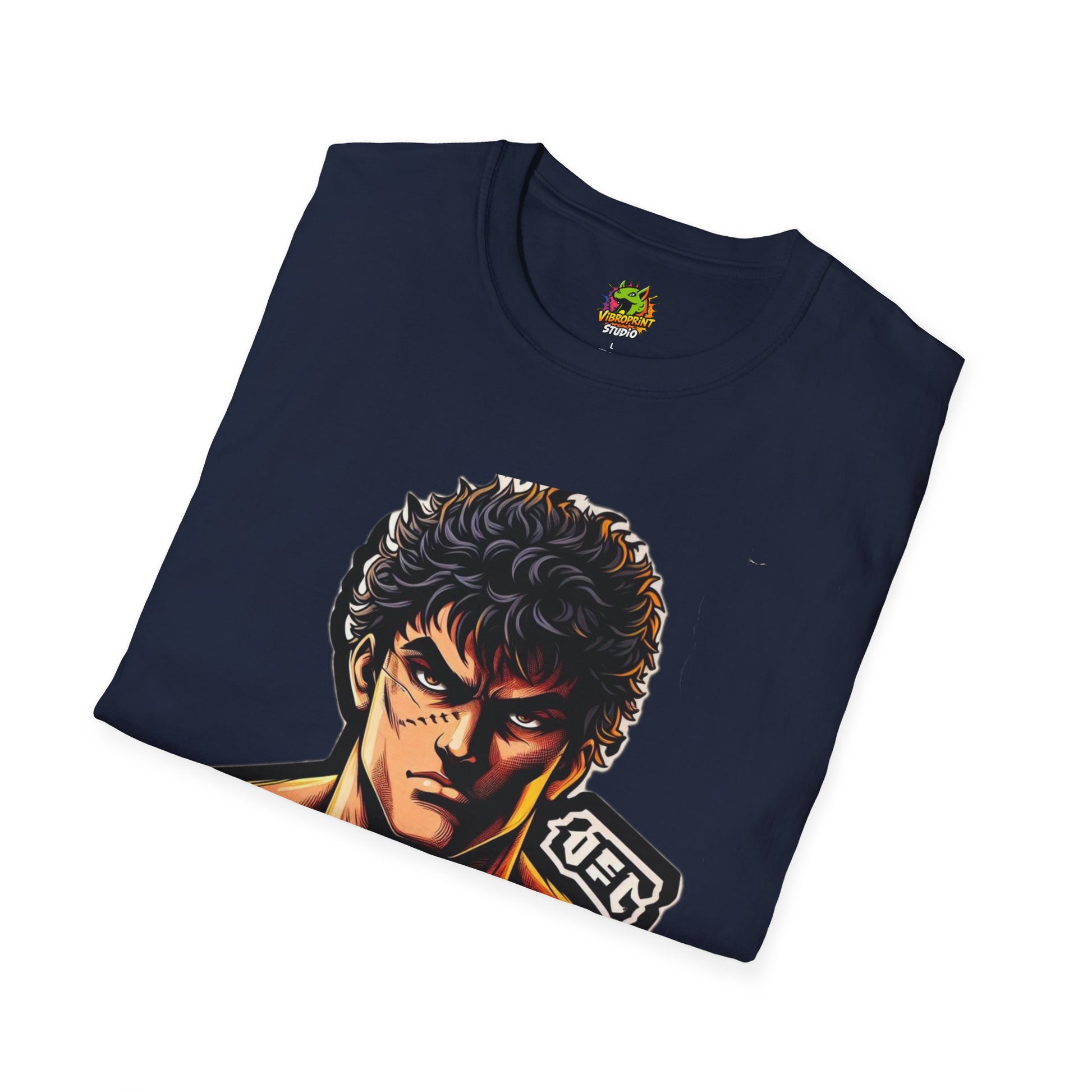 Fierce - UFC T Shirt | Unleash Fierce Confidence | Motivational UFC Tee with Baki Anime Elements - premium material. limited stock. Order yours now and stand out with this exclusive piece!