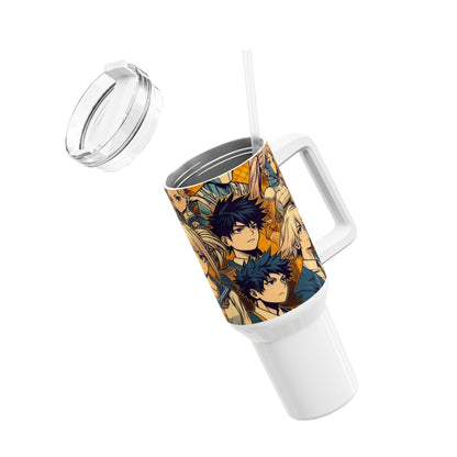 Fans - Stanley cup | Colorful Geek Drinkware for Anime Fans | Comics and Cartoon Tumbler - custom-made. limited stock. Order yours now and stand out with this exclusive piece!