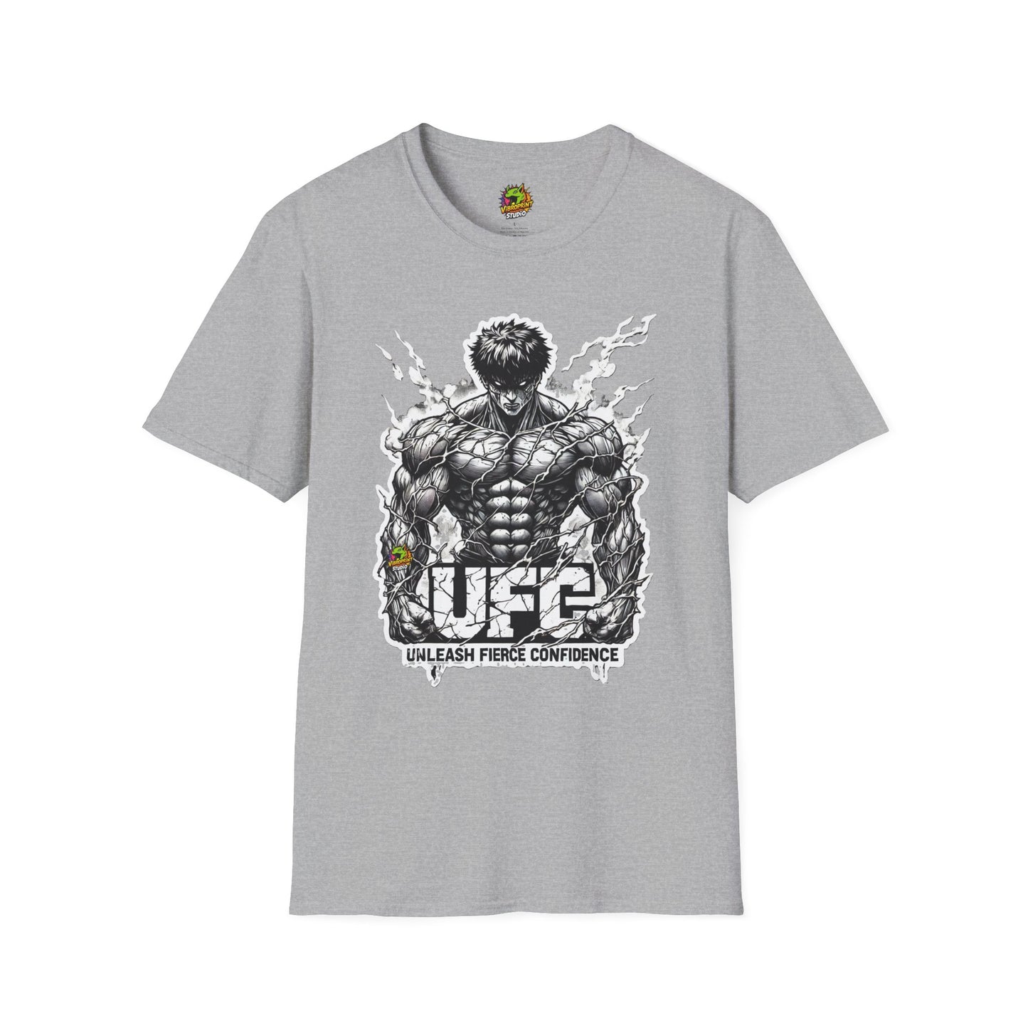 Inspiration - UFC T Shirt | Unleash Fierce Confidence | UFC Tee with Baki Anime Inspiration for Athletes - premium material. perfect gift idea. Order yours now and stand out with this exclusive piece!