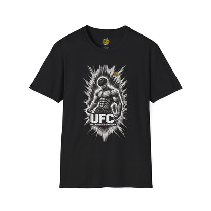 UFC T Shirt | Unleash Fierce Confidence | Motivational UFC Tee with Baki Anime T Shirt - High Quality Image