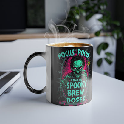 Hocus - Hocus Pocus Mug | Witchy Heat Reveal Coffee Cup | Color Changing - premium material. perfect gift idea. Order yours now and stand out with this exclusive piece!