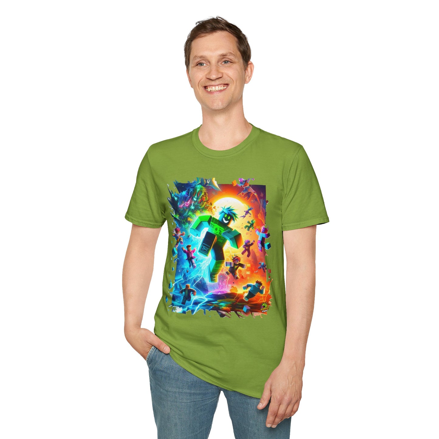 Kids - Roblox Kids T-Shirt | Trendy Roblox Avatar Graphic Tee | Roblox Clothing for Boys & Girls | Cool Roblox Gift - premium material. limited stock. Order yours now and stand out with this exclusive piece!