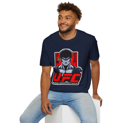 UFC T Shirt | Unleash Fierce Confidence | UFC Tee with Baki Anime Style