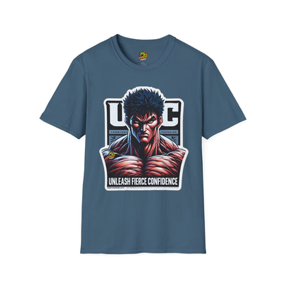 Fierce - UFC T Shirt | Unleash Fierce Confidence | UFC Tee with Baki Anime Strength - premium material. perfect gift idea. Order yours now and stand out with this exclusive piece!