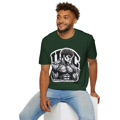 UFC T Shirt | Unleash Fierce Confidence | UFC Tee with Baki Anime T Shirt Inspiration