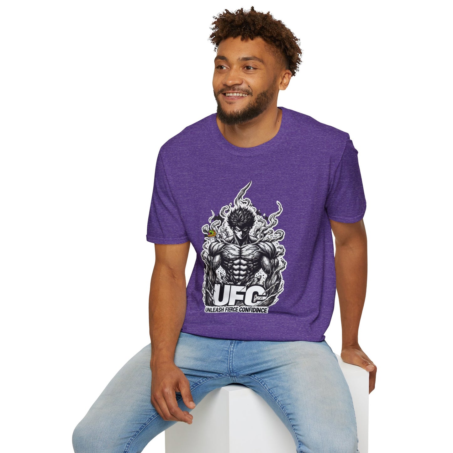 UFC T Shirt | Unleash Fierce Confidence | Motivational UFC Tee with Baki Anime Influence