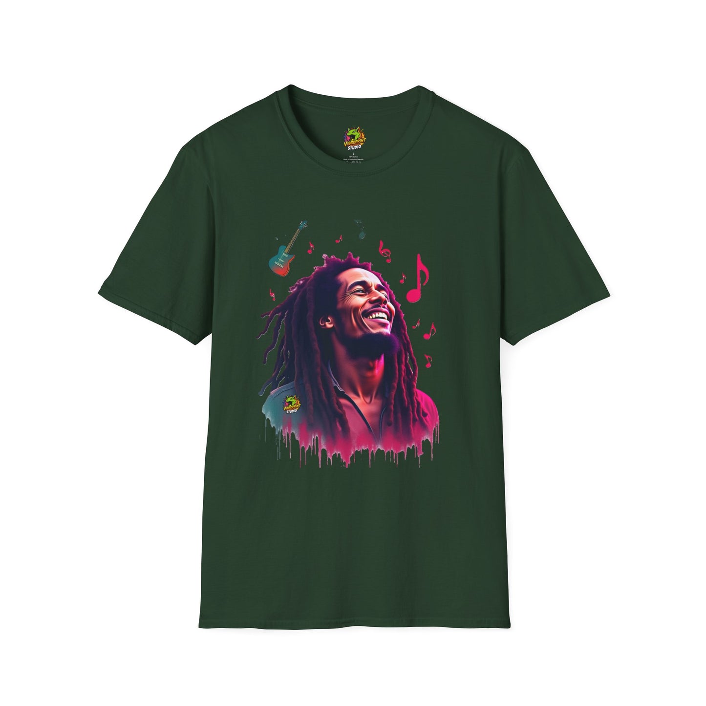 Bob Marley T-Shirt - Vibrant Rasta Revolution