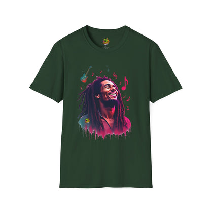 Bob Marley T-Shirt - Vibrant Rasta Revolution