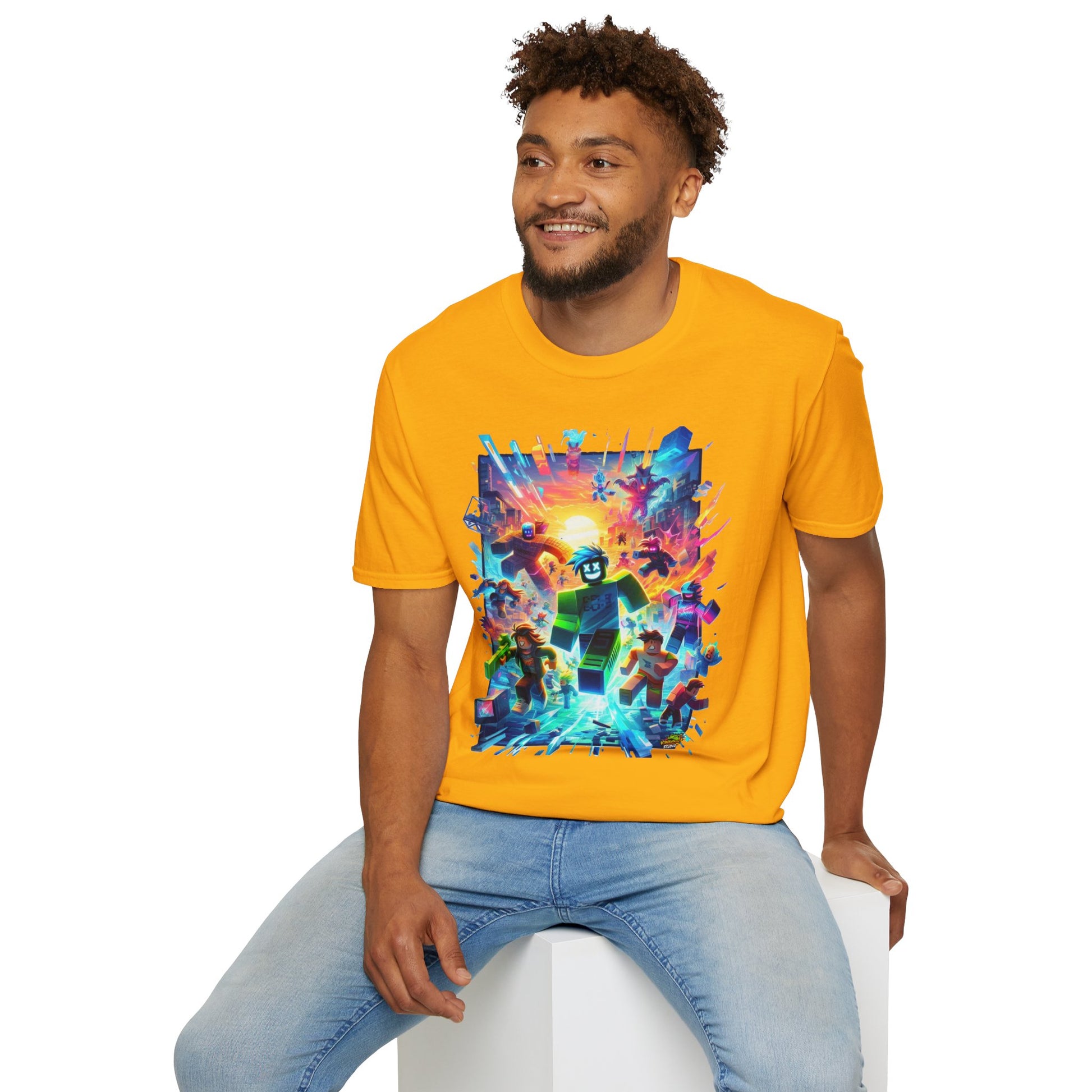 Boys - Trendy Roblox T-Shirt for Boys & Girls | Roblox Kids Clothing | Roblox Adventure Graphic Tee | Cool Gift for Roblox Fans - custom-made. perfect gift idea. Order yours now and stand out with this exclusive piece!