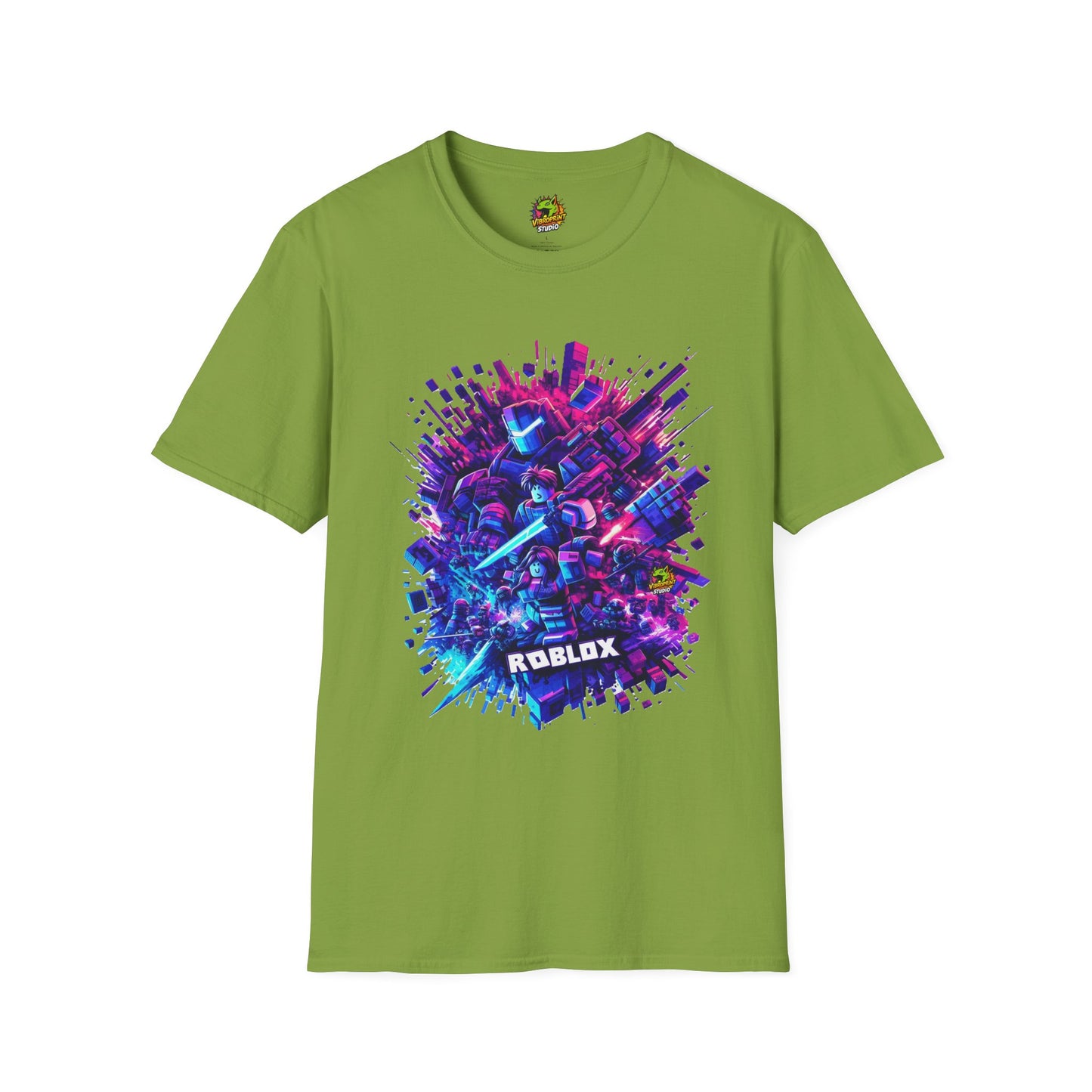 Blocky - Roblox T-Shirt - Blocky Universe - premium material. perfect gift idea. Order yours now and stand out with this exclusive piece!