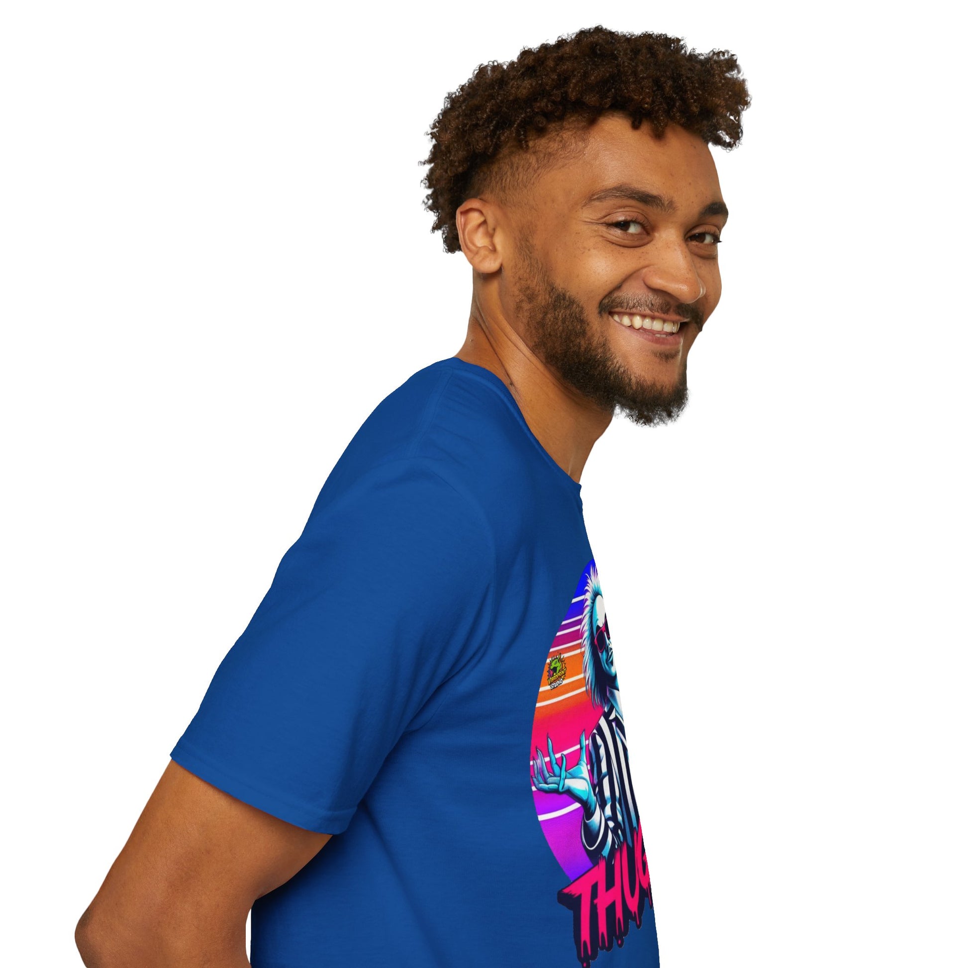 Tee - Beetlejuice Shirt | Thug Life Halloween Tee | Classic Beetlejuice Graphic Shirt - premium material. perfect gift idea. Order yours now and stand out with this exclusive piece!