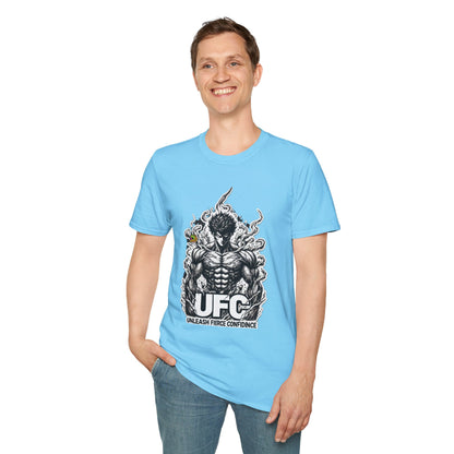 UFC T Shirt | Unleash Fierce Confidence | Motivational UFC Tee with Baki Anime Influence